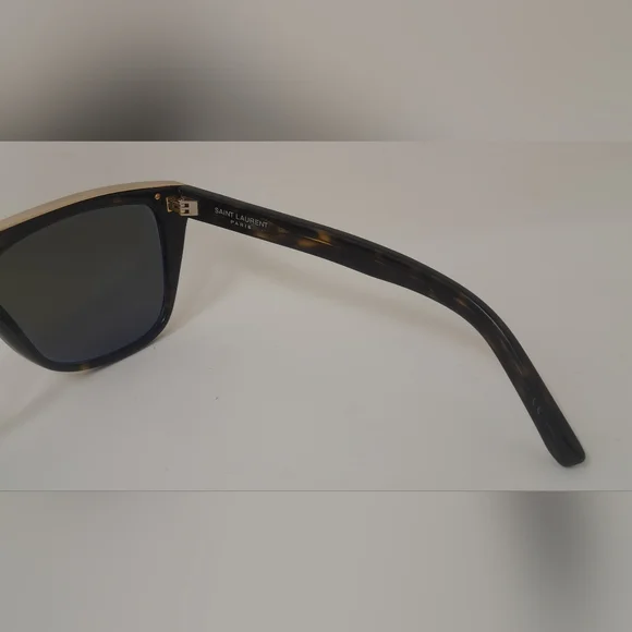 Saint Laurent Sunglasses SL1 Combi 004 Havana Gold 59-13-140 - Picture 5 of 16